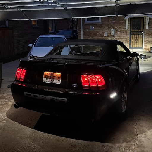 Custom side marker lights installed on vehicle