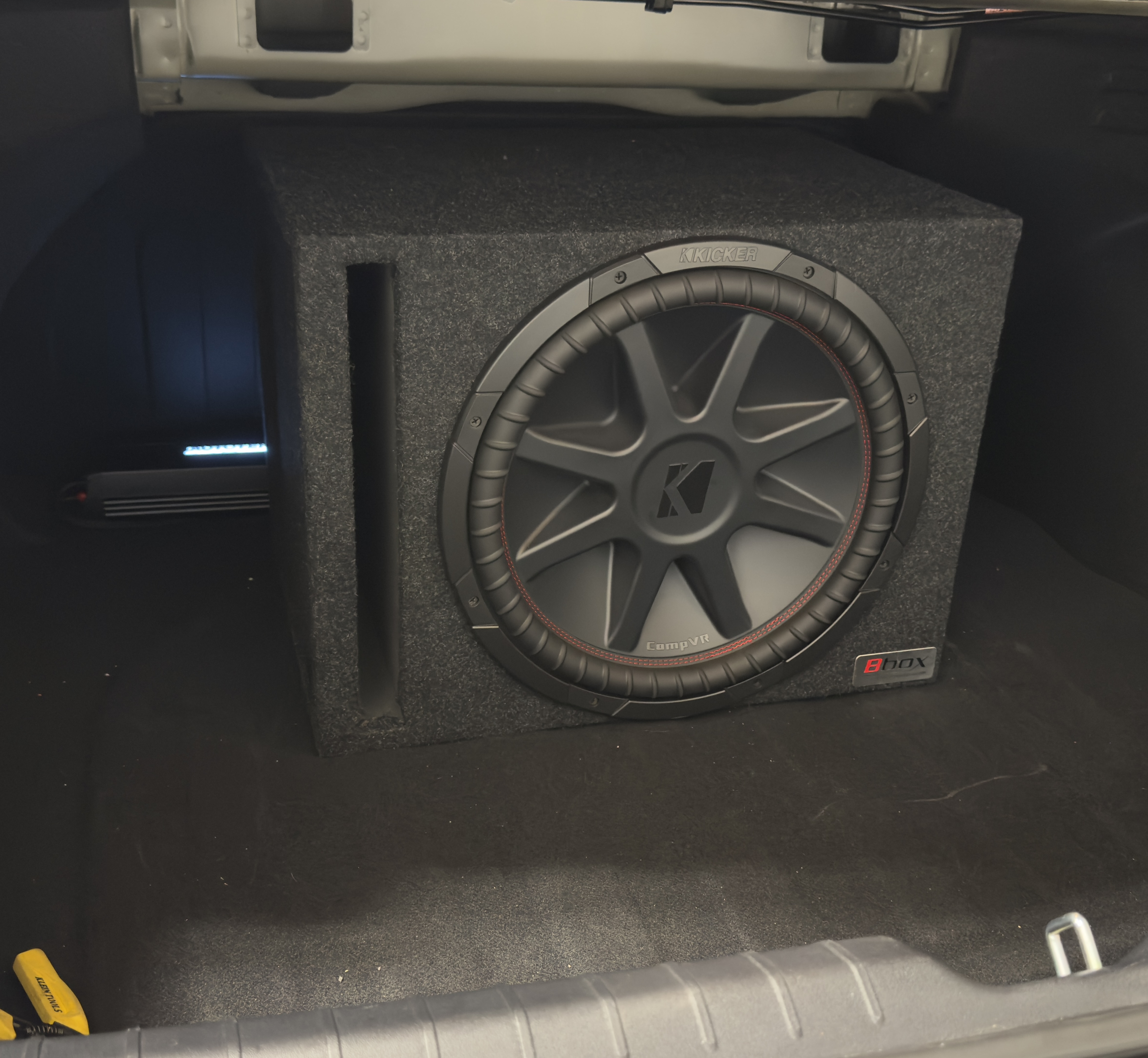 Subwoofer and amp installation